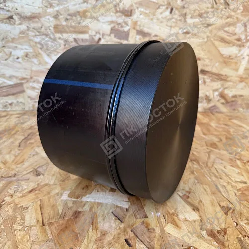 Заглушка ПНД ПЭ100 280 мм SDR11 сварная удлиненная